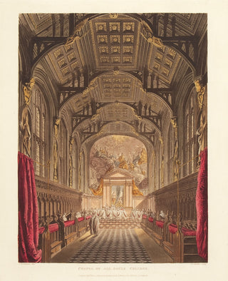 ACKERMANN, Rudolph. Chapel of All Souls College.