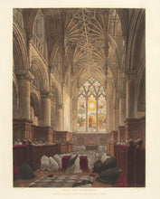 Load image into Gallery viewer, ACKERMANN, Rudolph. Choir of the Cathedral.