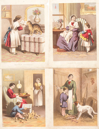 KRONHEIM, Joseph Martin. Set of four Victorian book-plates.