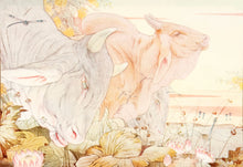 Load image into Gallery viewer, DETMOLD, Edward J. The Lion and the three Bulls.