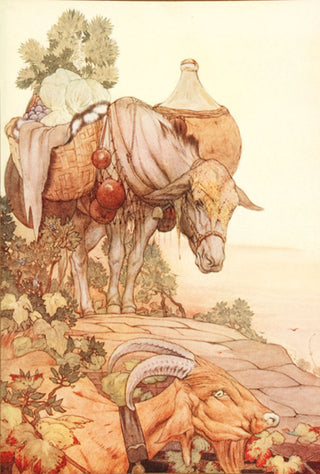 DETMOLD, Edward J. The Goat and the Ass.