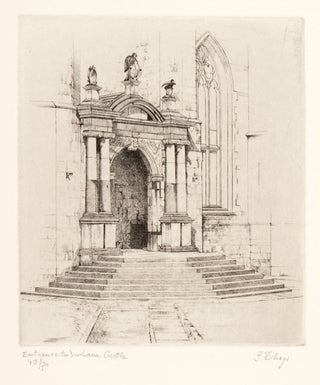 THEYS, Freddy. Entrance to Durham Castle.