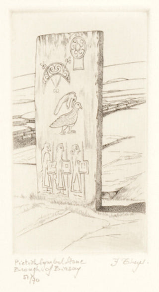 THEYS, Freddy. Pictish Symbol Stone, Brough of Birsay.