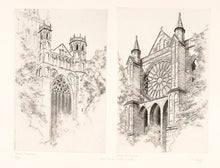 Load image into Gallery viewer, THEYS, Freddy. North Transept and Rose Window, Durham Cathedral.