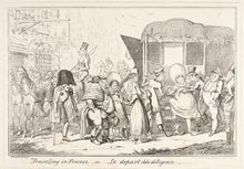 Load image into Gallery viewer, CRUIKSHANK, George. Traveling in France_or,_ Le depart dela diligence.