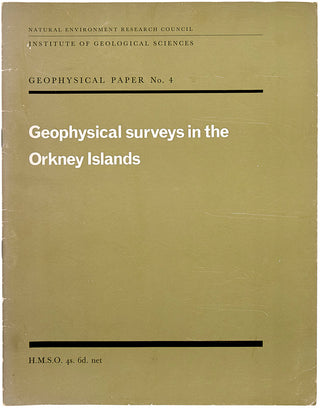 MCQUILLIN, R. Geophysical surveys in the Orkney Islands.