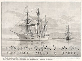 Unknown. Beechams Pills. 3 Boxes for the Captain.