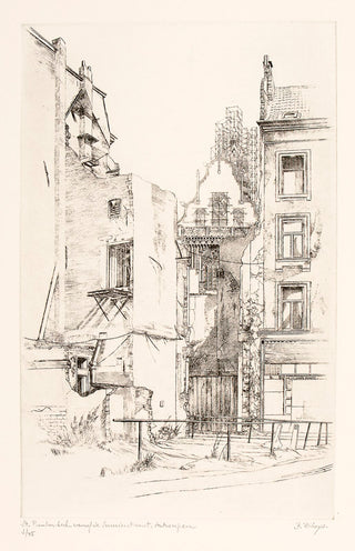 THEYS, Freddy. St. Paul's from Herring Pickle Street, Antwerp.