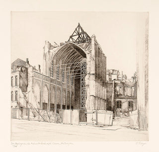 THEYS, Freddy. The Demolition of the Monastic Church at the "Oever." Antwerp.