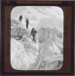 ALPINE SLIDES. A Collection of 72 Black and White Alpine Slides.