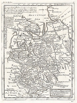 Moll, Herman. Russia or Moscovy with its Acquisitions & c.