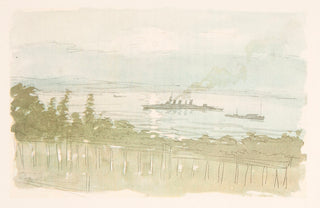 MUIRHEAD, Bone. A Light Cruiser - Evening.
