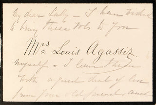 AGASSIZ, Elizabeth Cary. Louis Agassiz His Life and Correspondence.