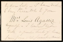 Load image into Gallery viewer, AGASSIZ, Elizabeth Cary. Louis Agassiz His Life and Correspondence.