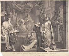 Load image into Gallery viewer, HOGARTH, William. And as he reasoned of righteousness, temperance, and Judgment to come, Felix trembled. Paul before Felix, Plate 3.