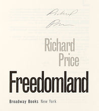 Load image into Gallery viewer, PRICE, Richard. Freedomland.