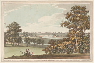 STADLER, J.C. View of Chertsey Bridge from Wooburn Farm.