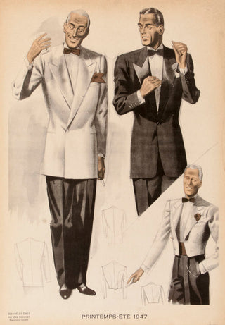 CHOISELAT, Jean. La Mode Masculine, printemps - été 1947.