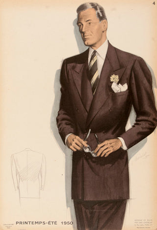 CHOISELAT, Jean. La Mode Masculine, printemps - été 1950.