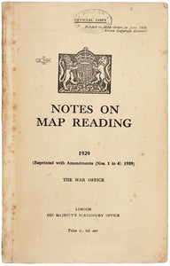Notes on Map Reading 1929 (Reprinted with Amendments (Nos. 1 to …