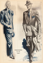Load image into Gallery viewer, CHOISELAT, Jean. La Mode Masculine, printemps - été 1951.