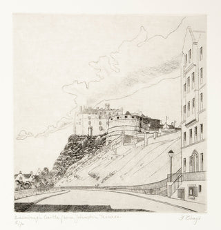 THEYS, Freddy. Edinburgh Castle from Johnston Terrace.
