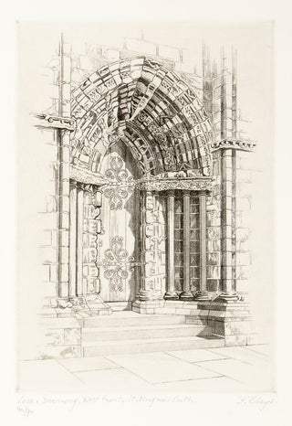 THEYS, Freddy. Lesser Doorway, West Front, St. Magnus Cathedral.
