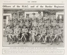 Load image into Gallery viewer, The Sphere. Officers of the H.A.C. and of the Border Regiment.