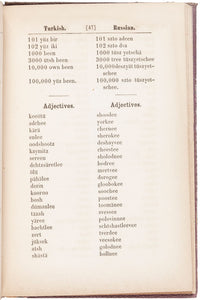 English, French, Turkish, and Russian Vocabulary for the Use of the …