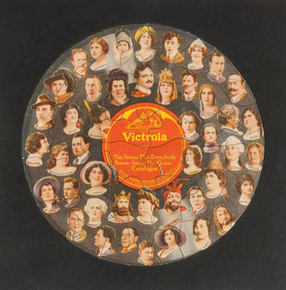 [VICTROLA.] Jigsaw: The Names that Everyone Knows are in the Victor Catalogue.