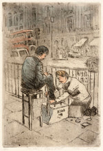 Load image into Gallery viewer, BLAKER, Michael. Shoe-Shine in Regent Street.