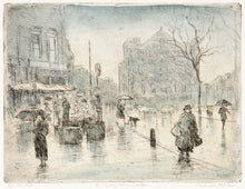 Load image into Gallery viewer, BLAKER, Michael. A Rainy Evening, London.