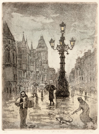 BLAKER, Michael. In the Strand - after the Shower.