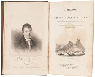 SARGENT, John. A Memoir of the Rev. Henry Martyn ... Thirteenth Edition.