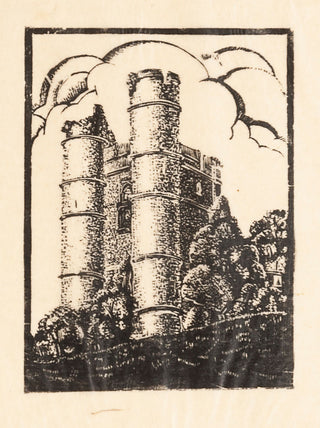 ANONYMOUS Untitled scene of castle.