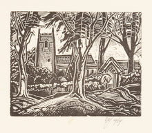 Load image into Gallery viewer, JENNINGS, E. Owen. Untitled scene of country church.