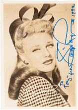 Load image into Gallery viewer, ROGERS, Ginger, Signed Photograph