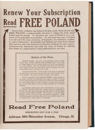 Free Poland. A semi-Monthly. The Truth About Poland and Her …