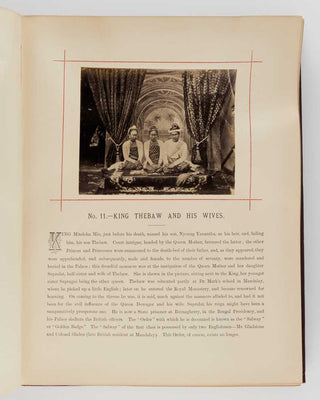 [GRAHAM, Robert Blackall]. Photographic Illustrations, with a Description of Mandalay & Upper Burmah Expeditionary Force, 1886-87. By a Cavalry Officer.
