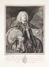 Load image into Gallery viewer, HOGARTH, William (1697-1764). The Right Reverend Father in God, Dr. Benjamin Hoadly, Lord Bishop of Winchester Prelate of the Most Noble Order of the Garter.