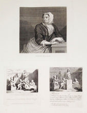 Load image into Gallery viewer, HOGARTH, William (1697-1764). Sarah Malcolm, Subscription ticket for the Harlots Progress &amp; Received.