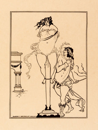 BEARDSLEY, Aubrey. Juvenal Scourging Woman.