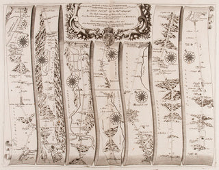 OGILBY, John. The Road from Kendal in Westmerland to Cockermouth, Egremond to the City of Carlisle.