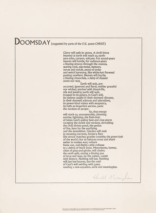 MASSINGHAM, Harold. Doomsday.