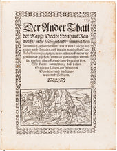 Load image into Gallery viewer, RAUWOLF, Leonhard. Aigentliche beschreibung der Raiß so er vor diser zeit gegen Auffgang inn die Morgenlaender fürnemlich Syriam, Iudaeam, Arabiam, Mesopotamiam, Babyloniam, Assyriam, Armeniam &amp;c. nicht ohne geringe mühe und grosse gefahr selbs volbracht…