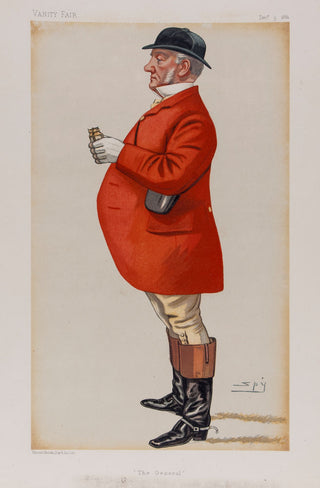 SPY (Sir Leslie Ward). Mourdaunt Fenwick-Bissett. "The General."
