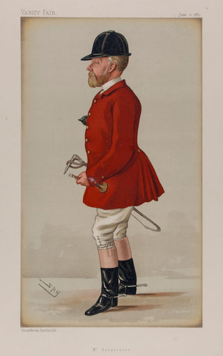 SPY (Sir Leslie Ward). Colonel John Hargreaves MFH. "Mr Hargreaves."