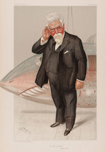 Load image into Gallery viewer, SPY (Sir Leslie Ward). Sir Hiram Stevens Maxim. "In the Clouds."