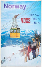 Load image into Gallery viewer, KNUDSEN. Norway, Voss, Snow Sun Fun.
