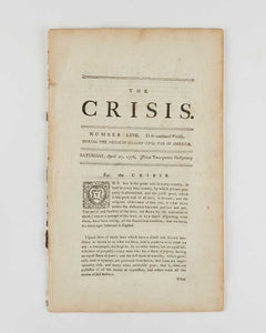 The Crisis … During the present bloody Civil War in America